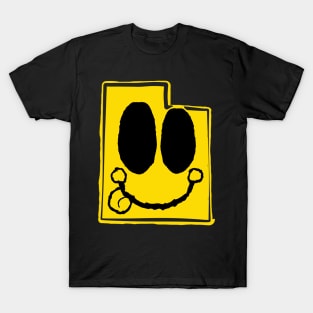 Utah Happy Face with tongue sticking out T-Shirt